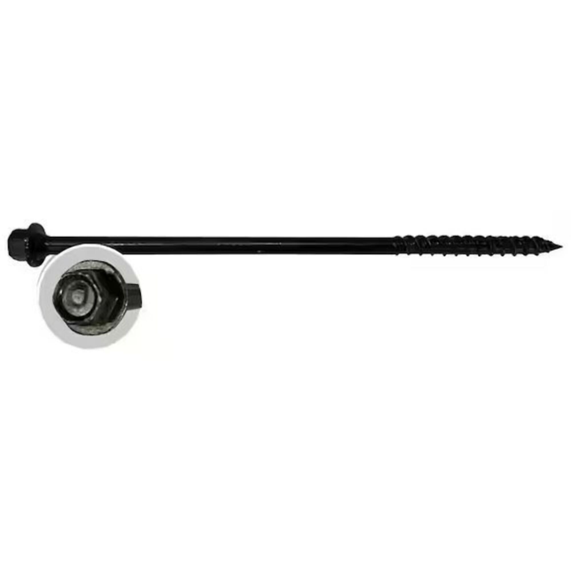 Acorn Hardware Drive Hex Landscape Timer Screws — 5/16in. x 4in., ASTM B117, 10-Pack, Model# LTS-147410